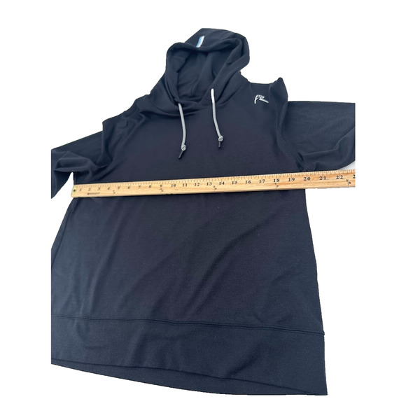 Rhoback Hesi Performance Pullover Hoodie Black Men's Size Large Athletic Sporty - Picture 5 of 6